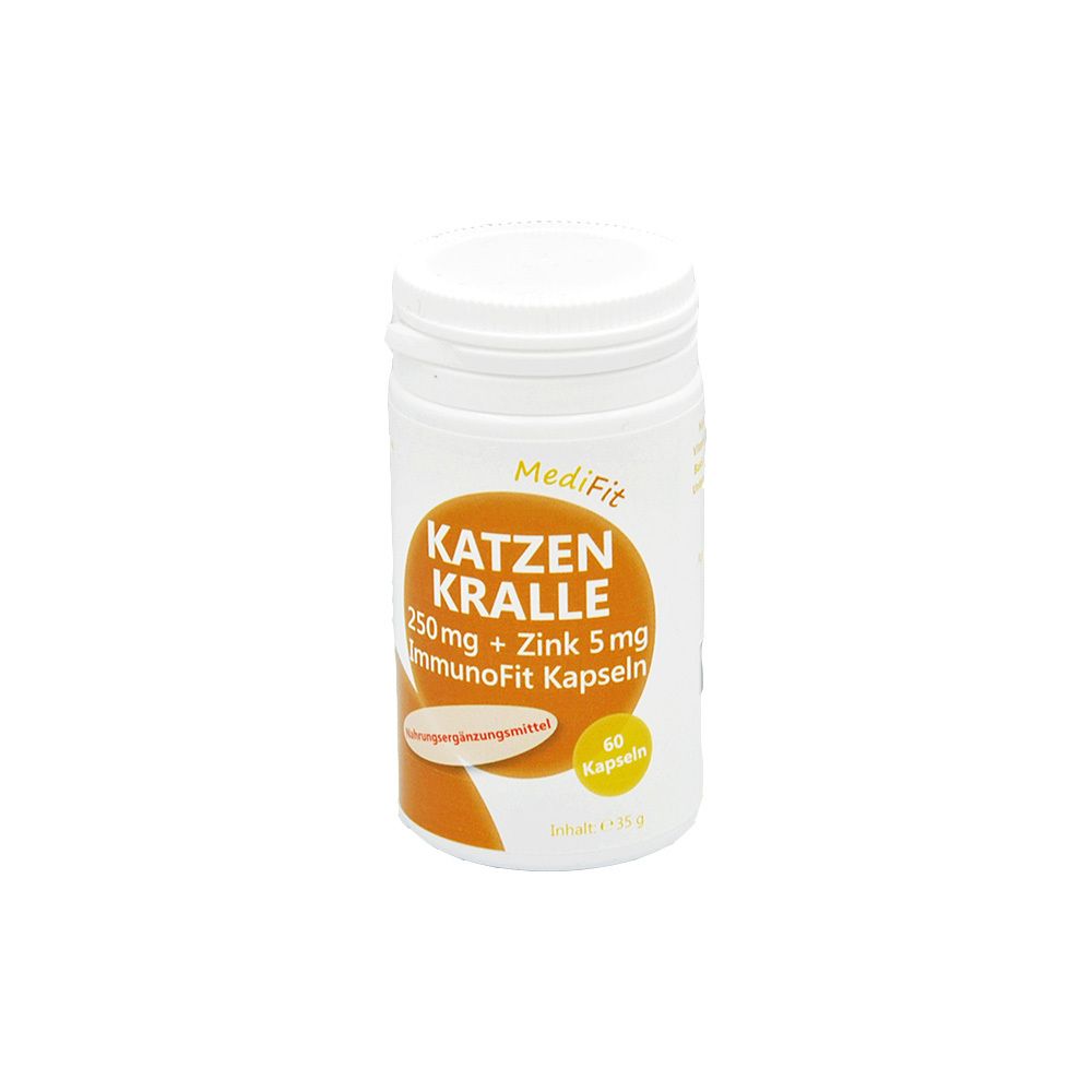Katzenkralle 250 mg+Zink 5 mg ImmunoFit Kapseln 60 St
