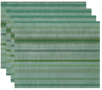 E by Design Raya De Agua Stripe Print Place Mat (Set of 4)