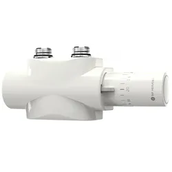 HEIMEIER Ventil Multilux 4-Eclipse-Set Halo, Autom. Durchflussregelung, weiß