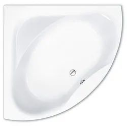 repaBAD Eckbadewanne Taurus, 140 x 140 x 46 cm in Weiss