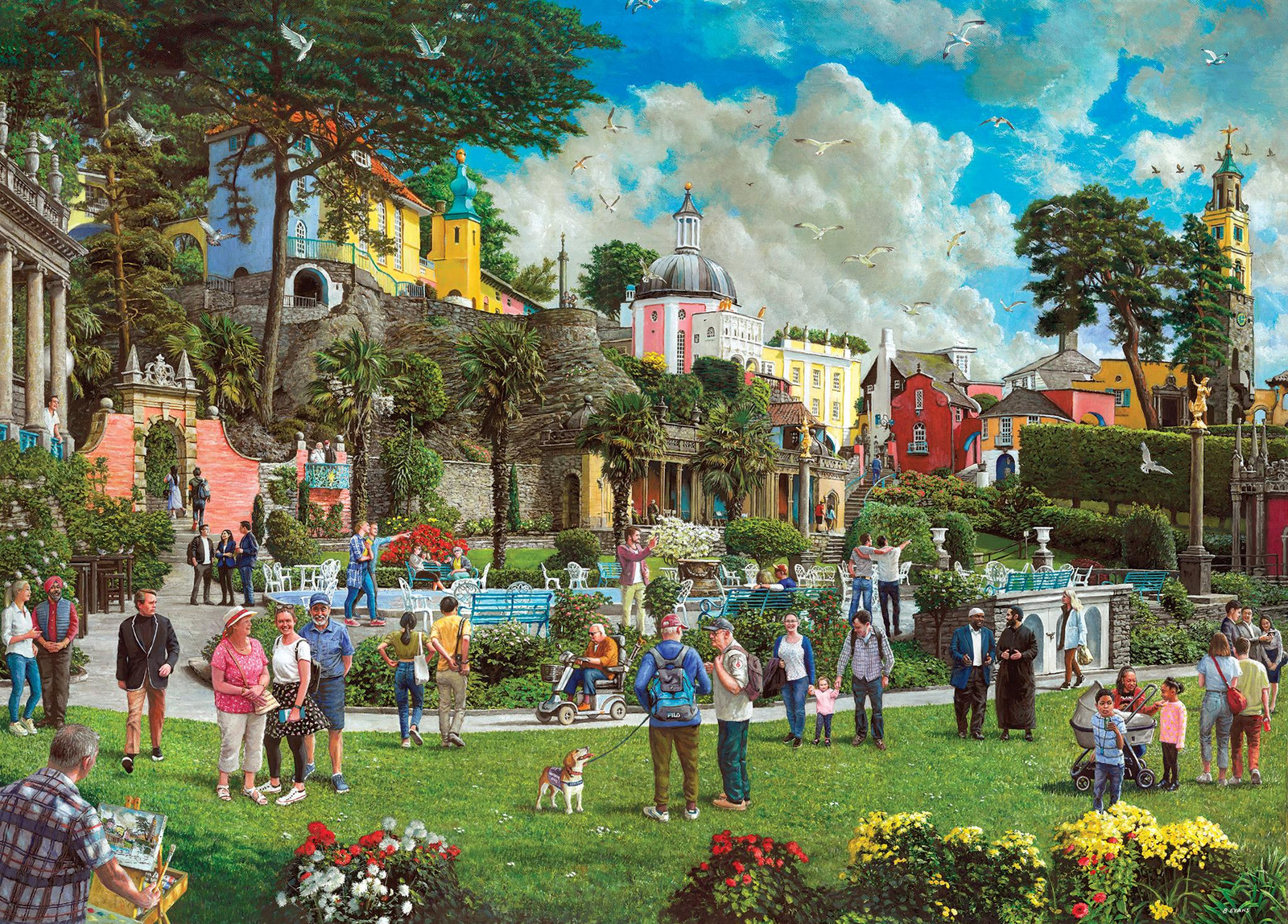 Gibsons Portmeirion Puzzel 1000 stuks