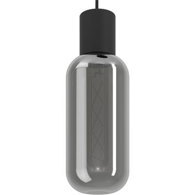 EGLO Hängeleuchte "MAIONE Pendellampe - Stahl - E27 - 3X4W - IP20", grau (schwarz), 3, H: 110cm, 1 Stk., Leuchten, Hängelampe, Deckenlampe, Wohnzimmer, Esszimmer, L77 x B9 x H110 cm, Hängeleuchte