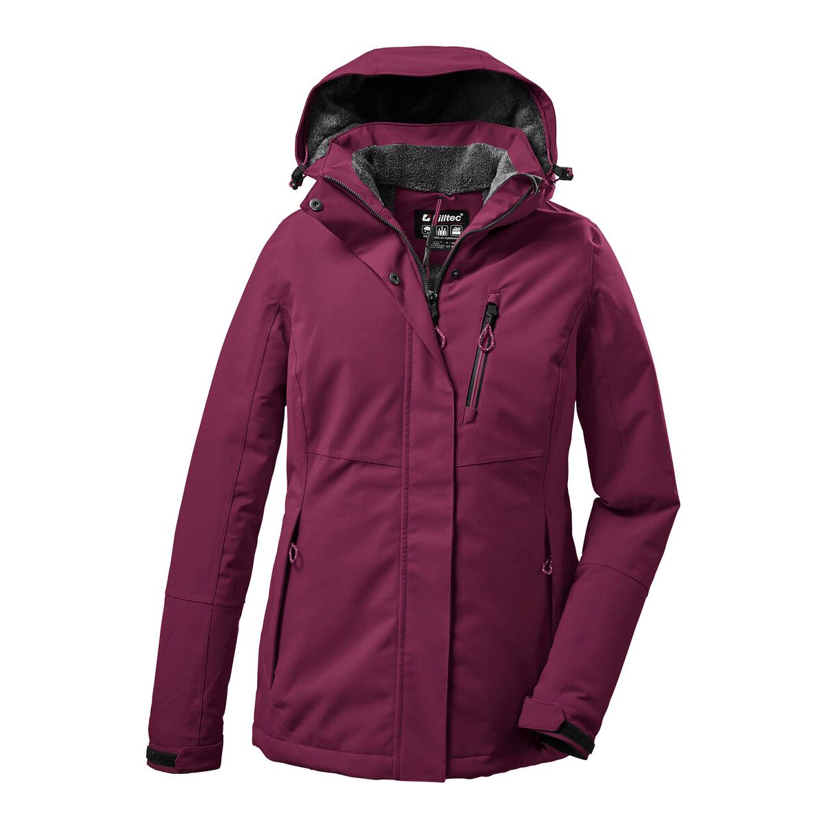 killtec KOW 170 KG Women Jacket dunkelrose (00434) 22 38030-000-00434-22