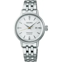 Seiko Presage Automatik 3 Zeiger Hot Buttered Rum Cow" SRE017J1" - weiß - 30,00mm