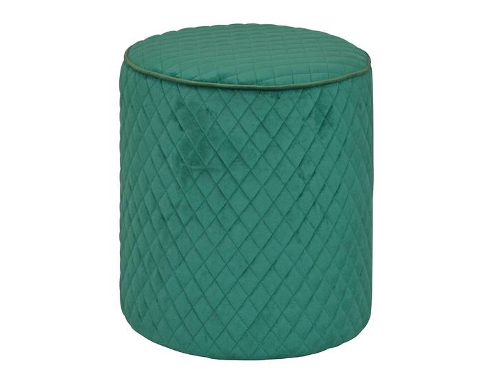 Pouf Glengarry Ø 40cm Vert/Vert foncé