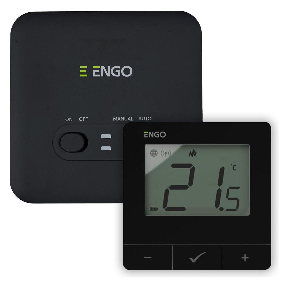 Engo internetowy, bezprzewodowy regulator temperatury Wi-Fi E20i-B, czarny E20I-B (52526051)
