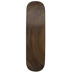 Holzhaarspange - oval Nussbaum natur 8cm