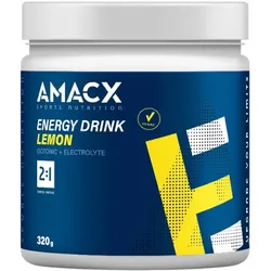 AMACX Getränkepulver Energy Drink Zitrone | 320g Dose