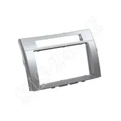 Doppel-DIN Radioblende Toyota Corolla Verso (E12) 2004 - 2009 silber 281300-22-2