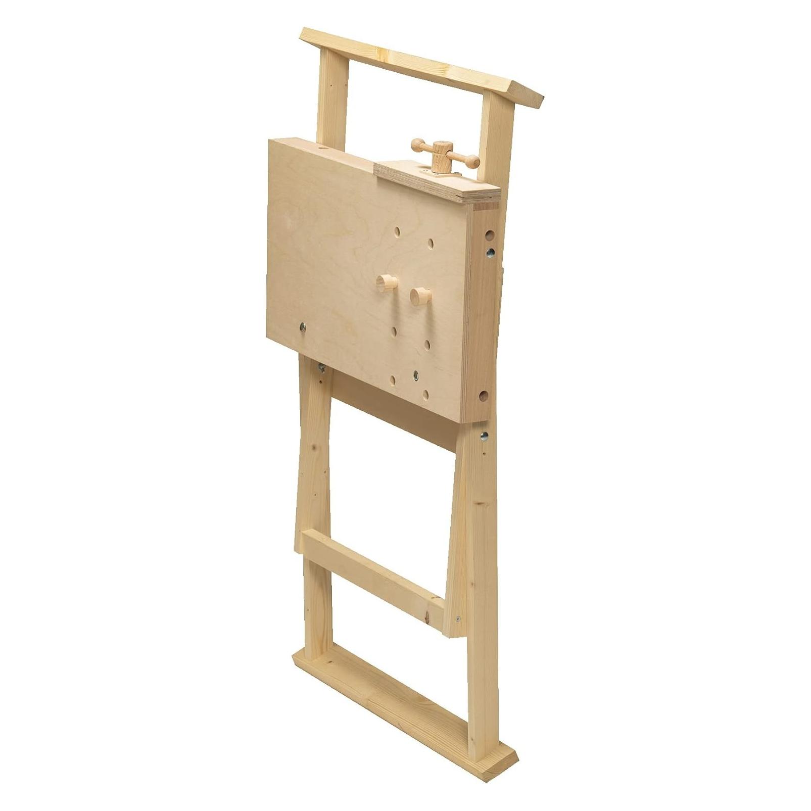 Pebaro klappbare Holzwerkbank ohne Werkzeug (75 cm, 30 cm) (4006094487006)