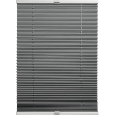 Plissee "Thermo Plissee Ella", grau, B:90cm H:130cm, Obermaterial: 100% Polyester, SCHÖNER WOHNEN-KOLLEKTION, Plissees, verschraubt, energiesparend, Thermo Rückseite