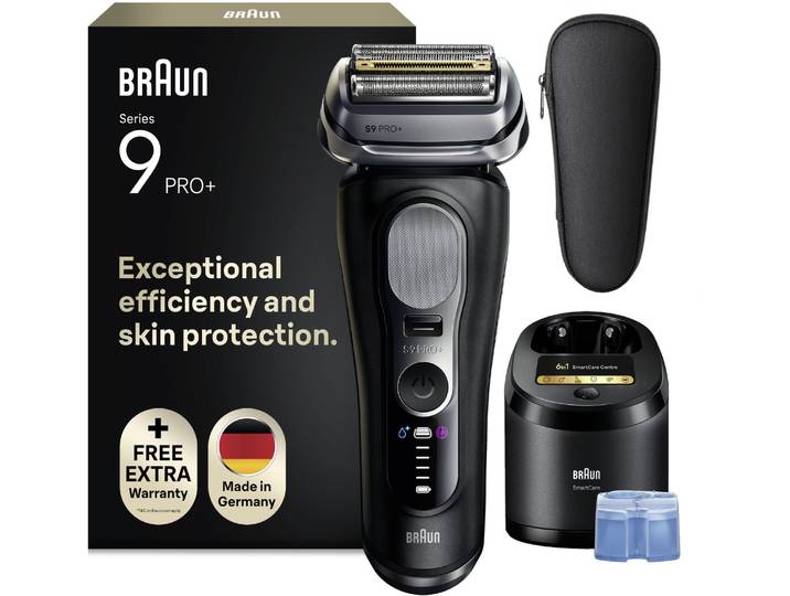 Braun Series 9 PRO+ 9660CC - Elektrisch Scheerapparaat met Trimmer - Ultradunne Precisiescheerbladen - Pro SensoAdapt - SmartCare Center