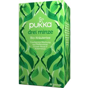 Pukka Tee Drei Minze, BIO, Kräutertee, 32 g, 20 Beutel