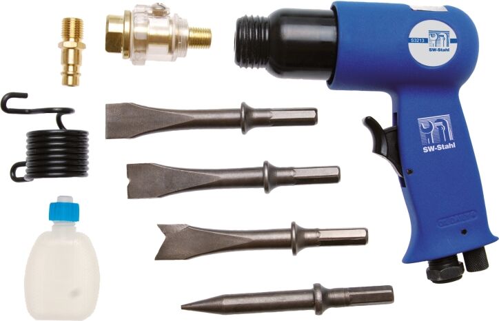 Swstahl Meißelhammer-Satz (Druckluft) Druckluft-Meißelhammersatz, 6-Tlg. S3213