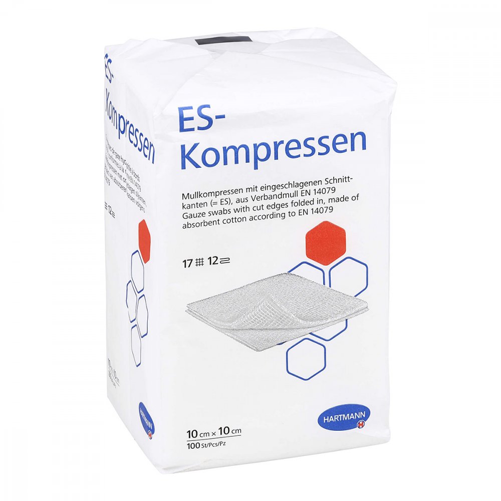 ToRa Pharma GmbH Es-kompressen unsteril 10x10 cm 12fach 15782327