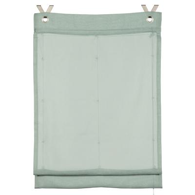 Raffrollo GARDINIA "GRS Zen Silence", grün, B:80cm H:140cm, Obermaterial: 100% Polyester, Raffrollos, Stoff aus 50 % recyceltes Polyester