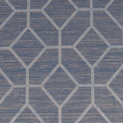 Vliestapete BOUTIQUE "Boutique - Vliestapete Asscher Geo Sapphire - 10mx52cm", blau, B:0,52m L:10m, Vlies, Tapeten, Boutique - Vliestapete Asscher Geo Sapphire - 10mx52cm