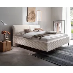 meise.möbel »Matera« Polsterbett Cord mit Bettkasten 140x200 cm / mit Bettkasten / mit 7-Zonen-Tonnentaschenfederkern-Wendematratze / Härtegrad