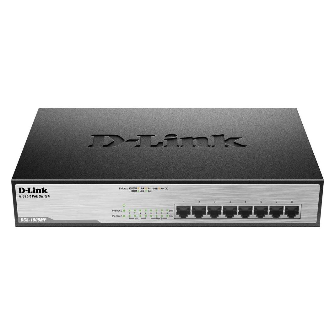 D-Link Dgs-1008mp (8 Ports) (DGS-1008MP)