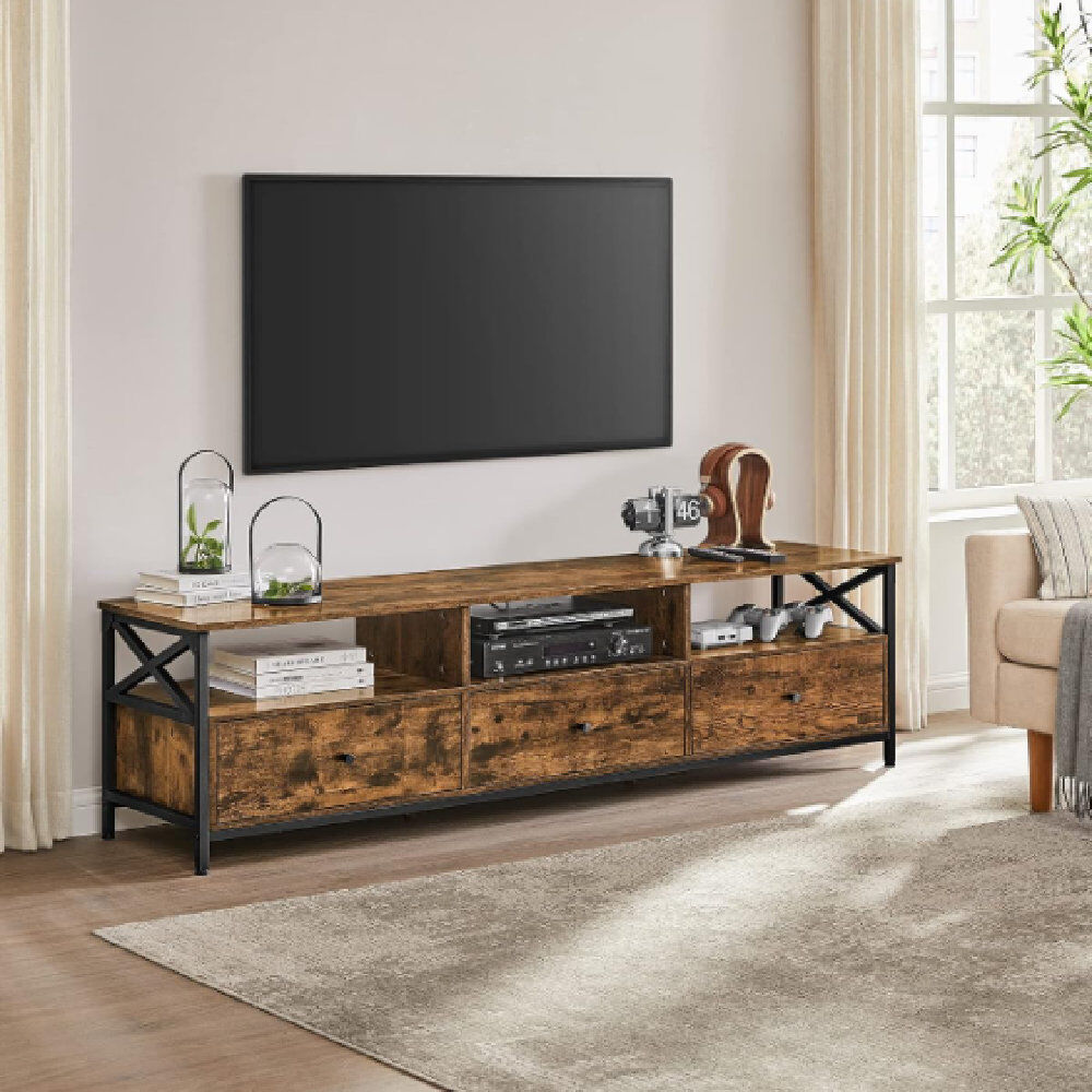 Borough Wharf TV Stand for TVs up to 65" Brown 50cm H x 178cm L x 40cm W