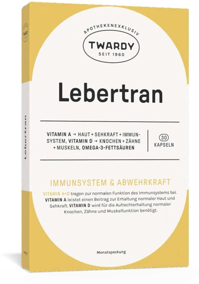 Twardy Lebertran Kapseln 30stk