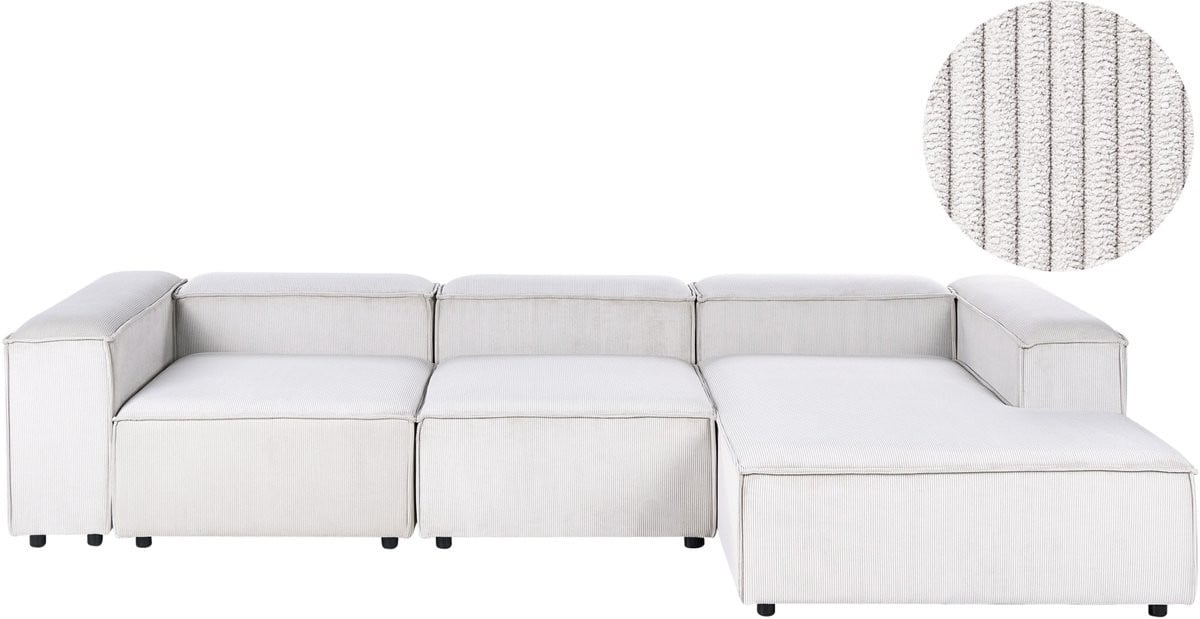 Beliani Modulaire Hoekbank voor Volwassenen