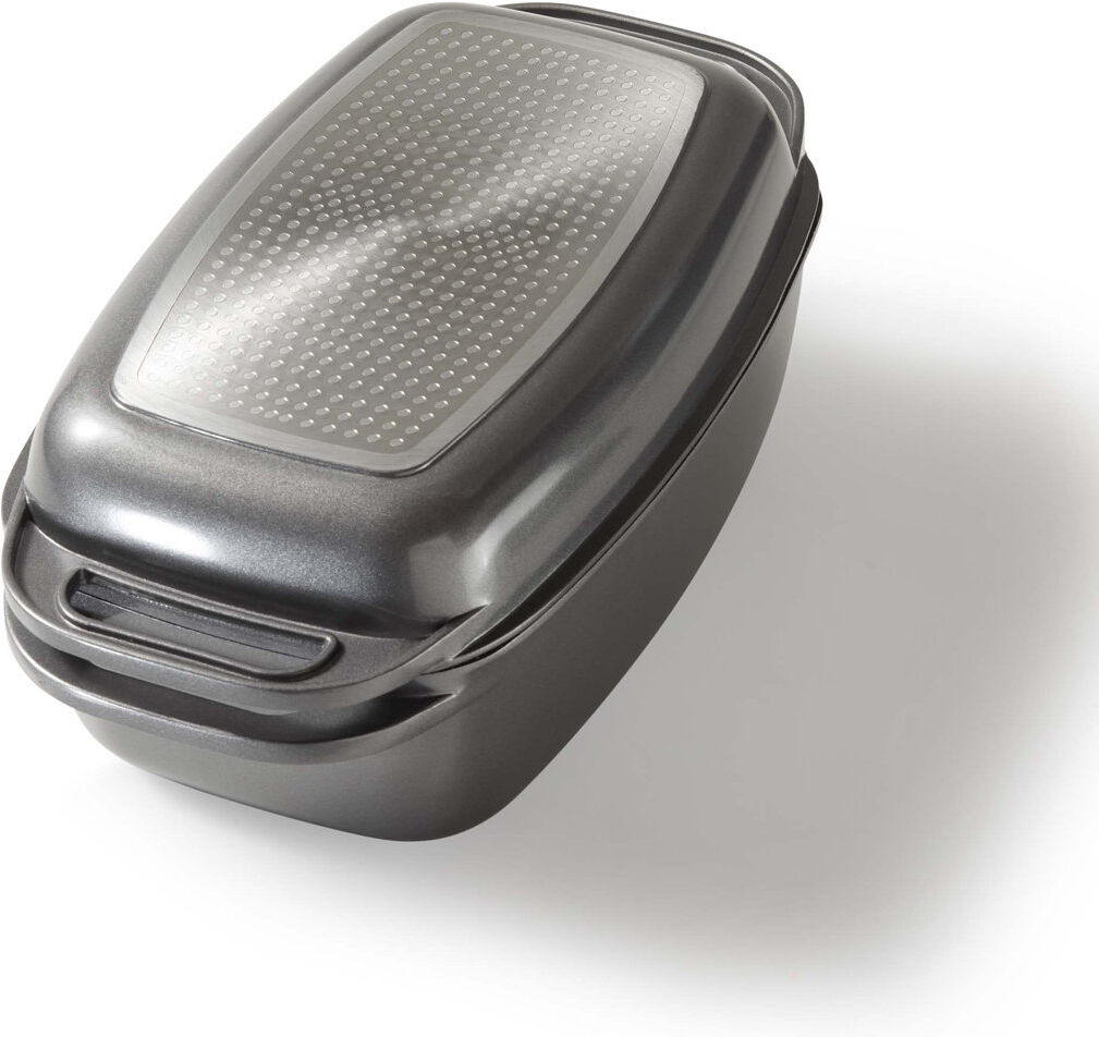 Bella Cucina 8.3 L Non-Stick Rectangle Dutch Oven with Lid Anthracite 8.3L