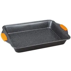 BerlingerHaus Granit Diamond Line Forma do pieczenia BH/1140, Backform, Grau, Orange, Schwarz