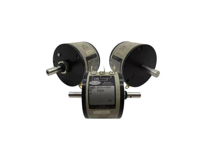 Potentiomètre multi-tours 5K 830-509 britannique importé, à double axe traversant