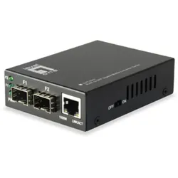 EFB GVT-2011 Gigabit RJ45 zu SFP Media Konverter-Switch, 2x SFP, 1x RJ45 GVT2011