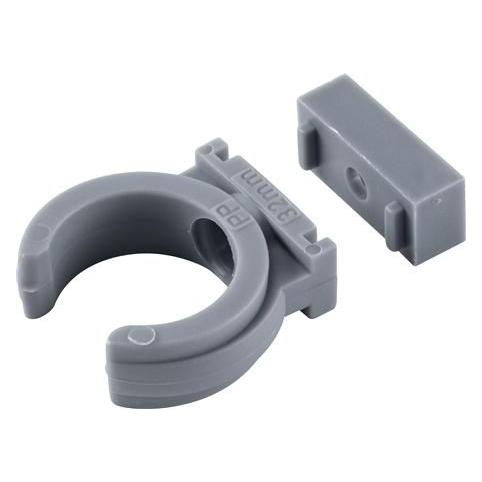 Csdk SL Grauer PP-Schellenrohrträger 110mm auf 110mm HT-Abflussrohr (0451720)