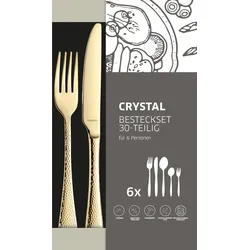 kuppels Besteckset CRYSTAL 30-tlg. - gold