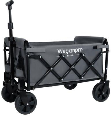 Kodotan sofa Expandable Dual-Layer Utility Wagon With 100% Extra Space-Grocery Cart For Camping,Shopping,Sports,Gardening,Fishing