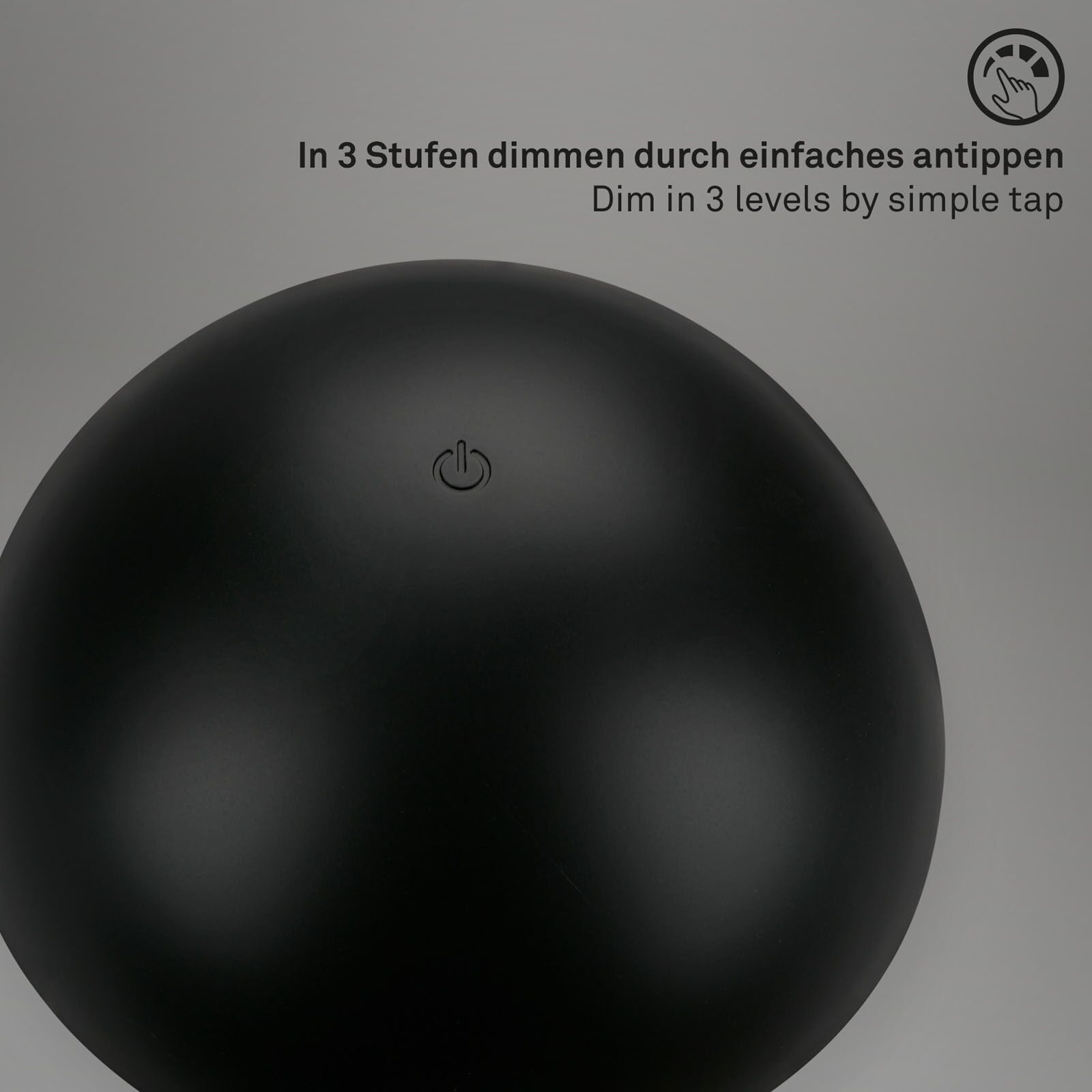 BRILONER LEUCHTEN Tischleuchte "Tischleuchte FUNGO", weiß, neutral, Leuchten, Tischleuchte