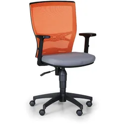 Bürostuhl VENLO, orange/grau