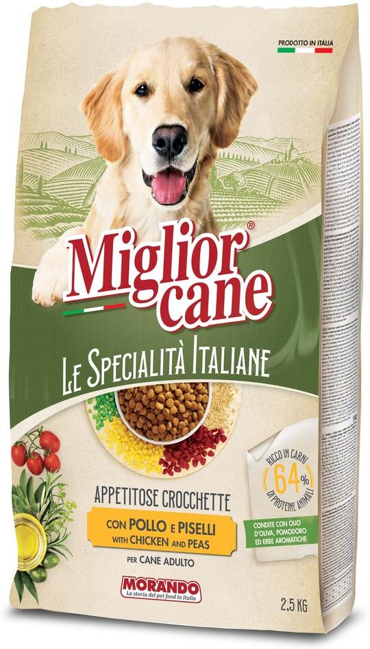 MORANDO Miglior Cane Medium Pollo e Piselli 2.5KG