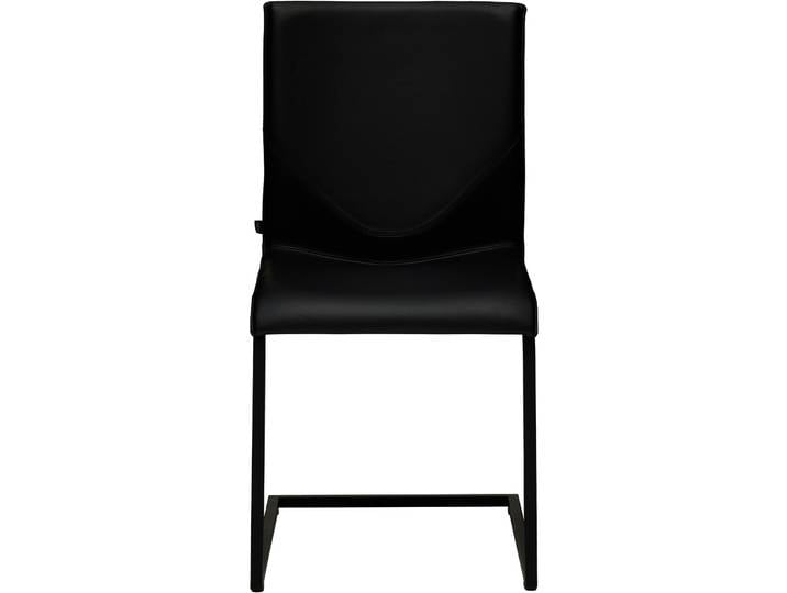 Stuhl Willisau Vinci Leder schwarz