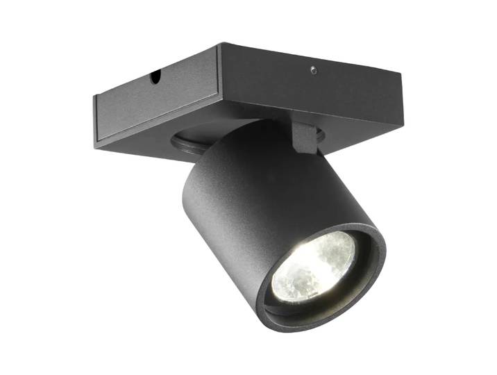 Light-Point Applique murale et plafonnier Focus 1 switch tune Black