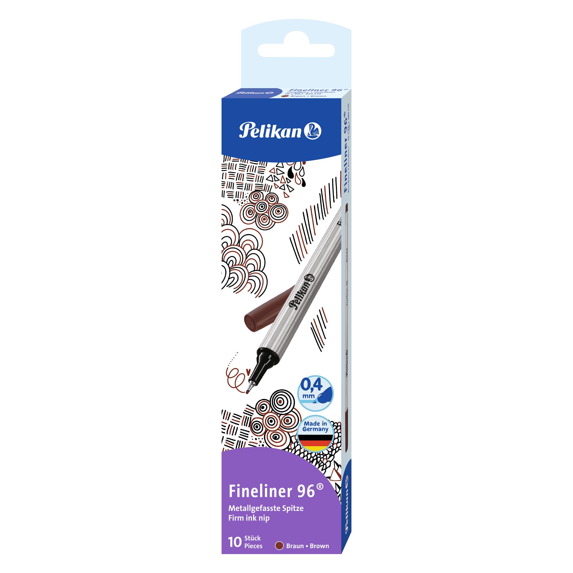 Pelikan Fineliner 0,4mm 96 braun (10x) (943175)