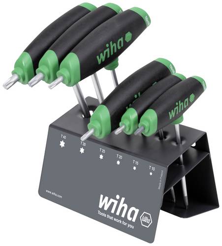 Wiha TORX Torx-Schraubendreher T 10, T 15, T 20, T 25, T 30, T 40 7teilig