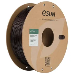 eSUN ePETG-CF Carbon Rot Filament 1.75mm 1Kg (PETG, PETG-CF, 1000 g, 1.75 mm), Filament, Schwarz, Rot