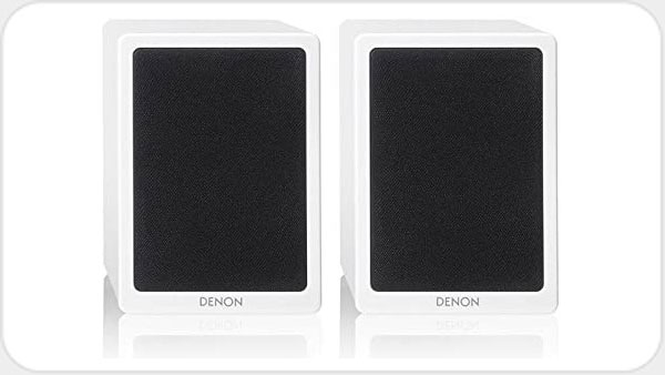 Denon SC-N4 2-Wege Lautsprecher Paar hochglanz *weiss* DE05429