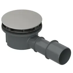BetteCompact + Ablaufgarnitur, seitlich, Ablaufleistung 0,5 l/s, B568-002, Farbe: Manhattan