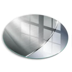 GLASPLATTE Ø 40 cm Metallische Muster Abstraktion