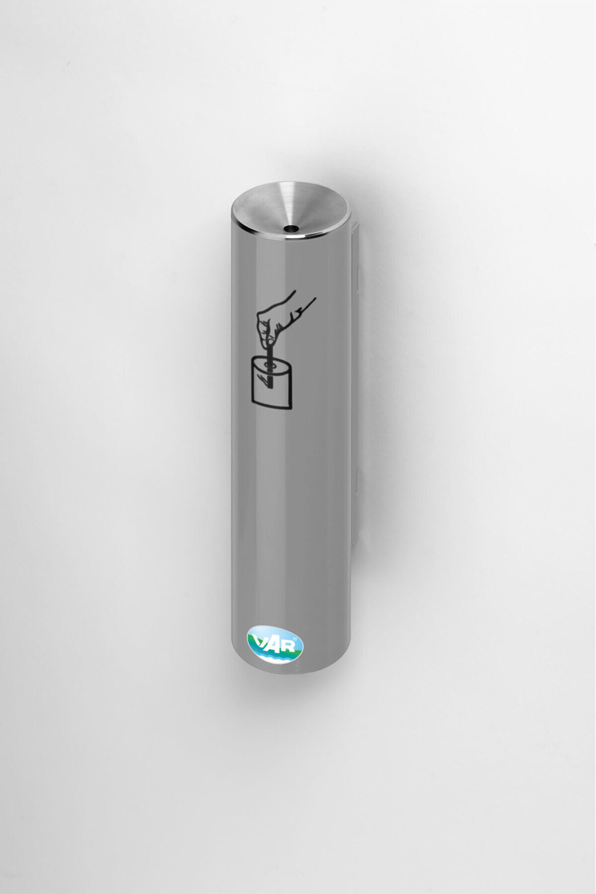 VAR Sicherheitsascher H 30 silber 0,6 l (21223)