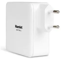 Hamlet 61W Typ-C Ladegerät Universal-Netzteil für Notebooks weiss (61 W, 1 Port), USB Ladegerät, Weiss