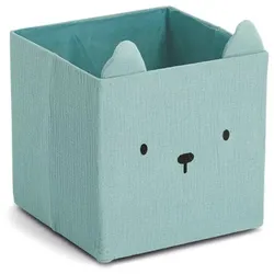 Zeller Aufbewahrungsbox »Bär« 28,0/28,0/28,0 cm türkis, 28x28 cm