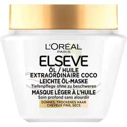 2x L'Oréal Paris, Haarmaske, Elseve einzigartiges Öl Mask 370 COCO R25 (300 ml)