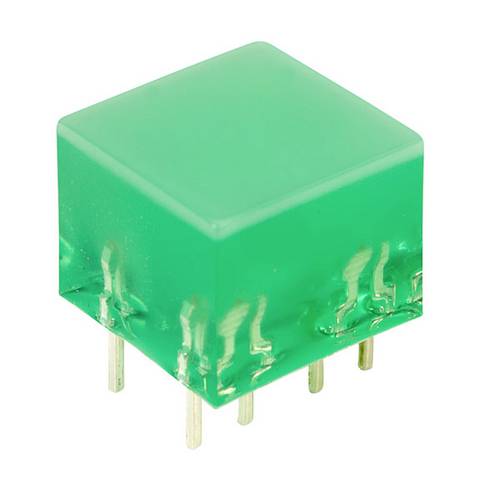 Kingbright L-875/4GDT LED-Bargraph 4fach Grün (L x B x H) 10 x 10 x 8mm