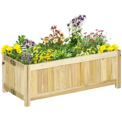 Hochbeet, Klappbarer Pflanzkasten, Blumenkasten für Garten